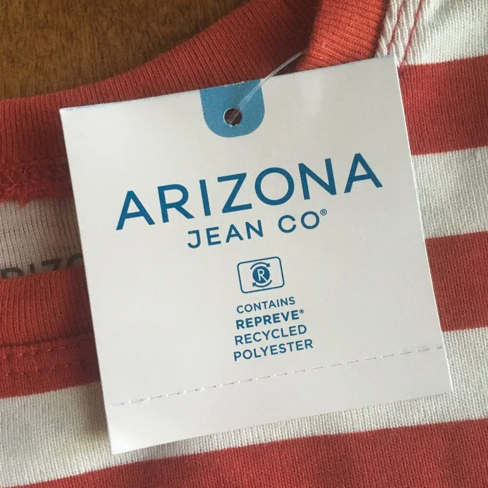 Arizona red stripe tee XXS (4/5) NWT